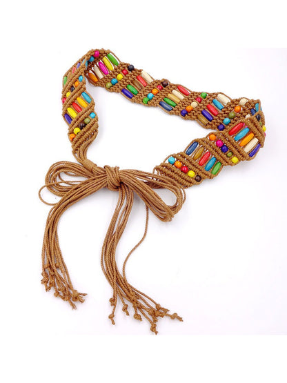 Beco Beaded Woven Waist Belt product shape