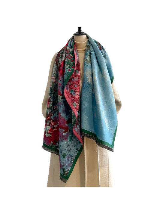Scarvii - Vintage Abstract Art Paisley Print Scarf & Wrap