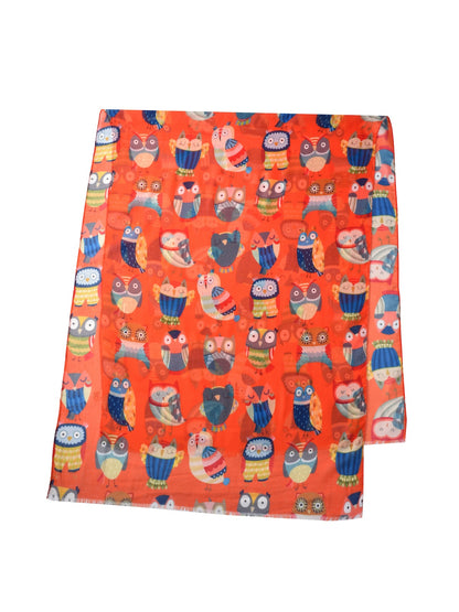 Scarvii - Owl Print Scarf