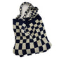Cosbai – Knitted Checkered Tote Bag