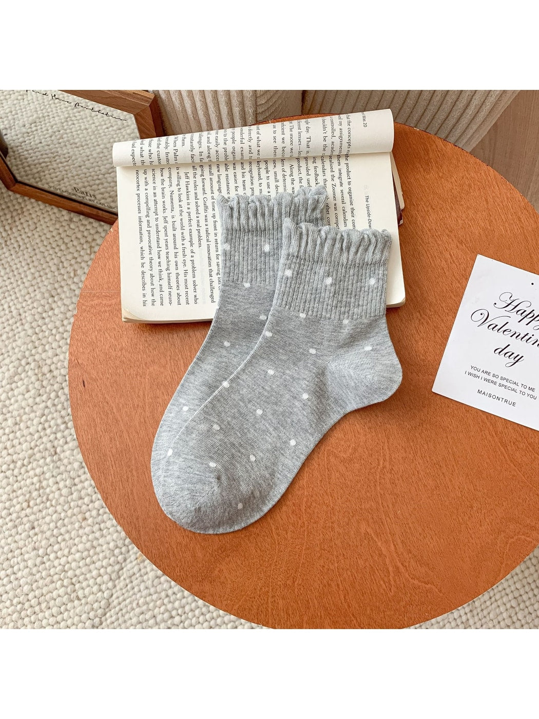 Rufia - Women's Polka Dot Ruffle Socks
