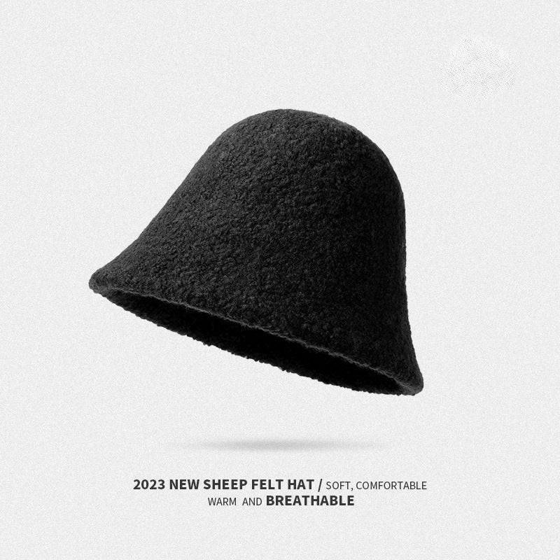 Haila - Elegant Wool-Blend Bucket Hat for Fall and Winter