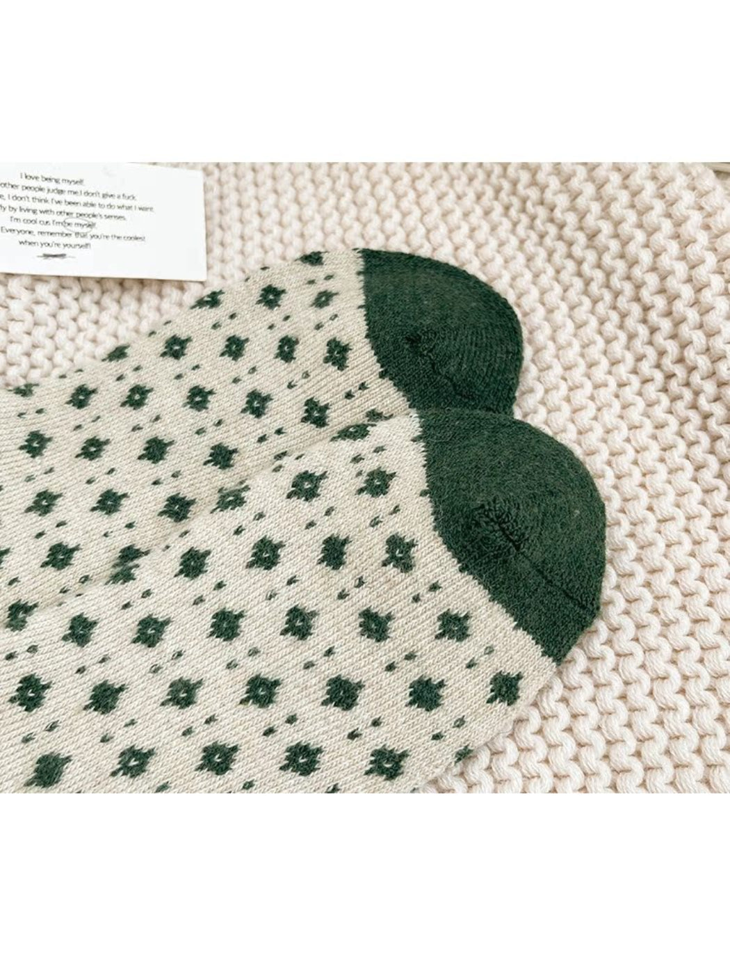 Rufia - Forest Pattern Crew Socks