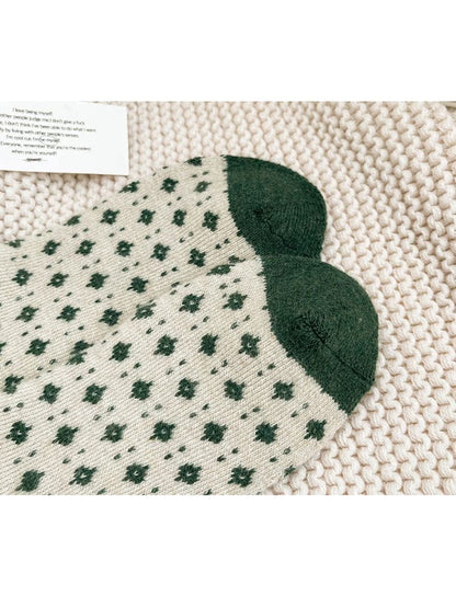Rufia - Forest Pattern Crew Socks