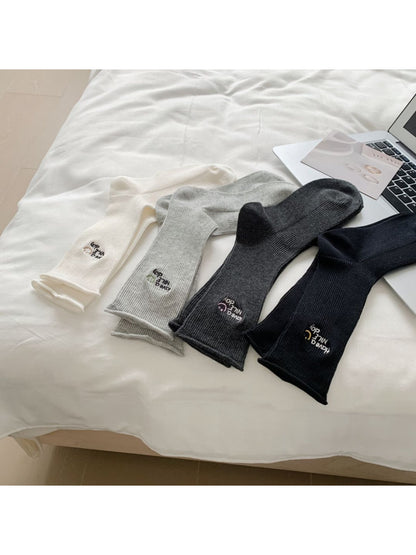 Rufia - Have a Nice Day Ribbed Crew Socks product image 1