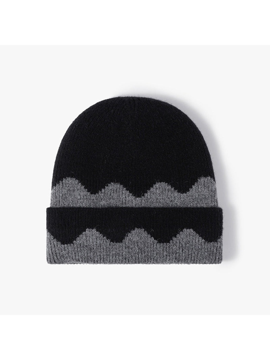 Haila - Wave Colorblock Cuffed Beanie