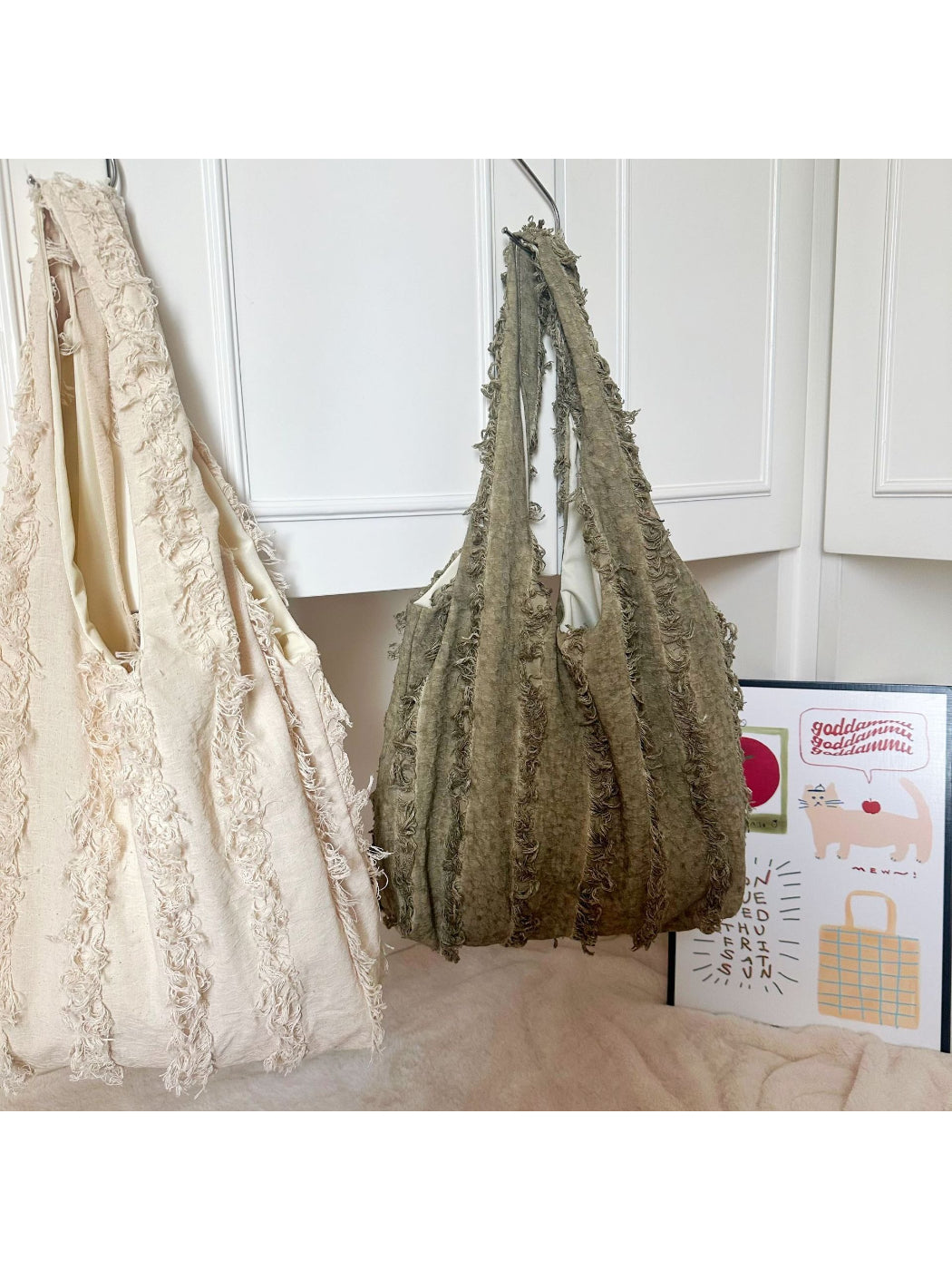 Cosbai - Elegant Soft Texture Shoulder Tote