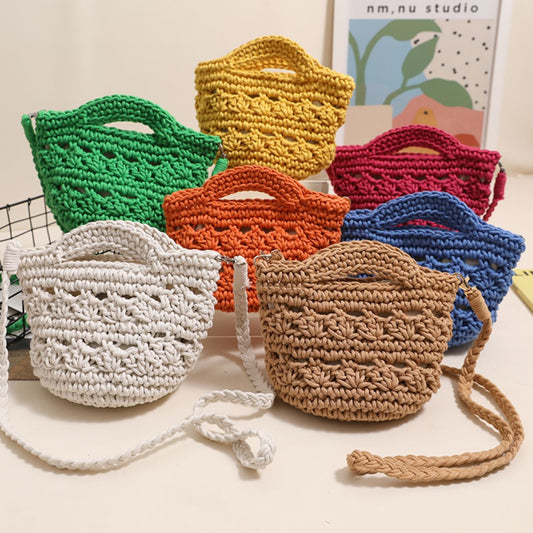 Cosibai - Cotton Crochet Crossbody Tote