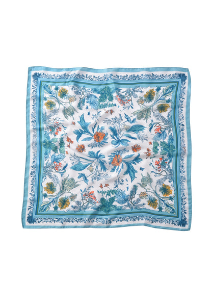 Scarvii - Vintage Botanical Border Square Scarf