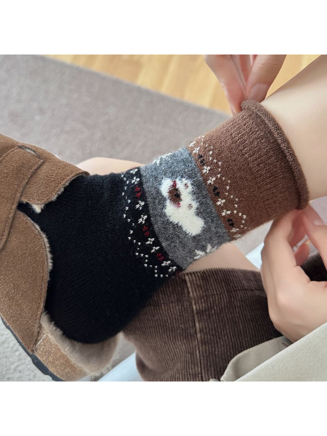 Rufia – Cozy Animal Pattern Socks