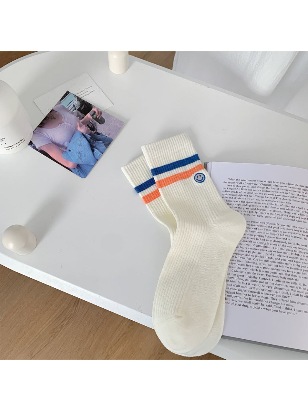 Rufia - Sport Stripe Rib Crew Socks product image 5