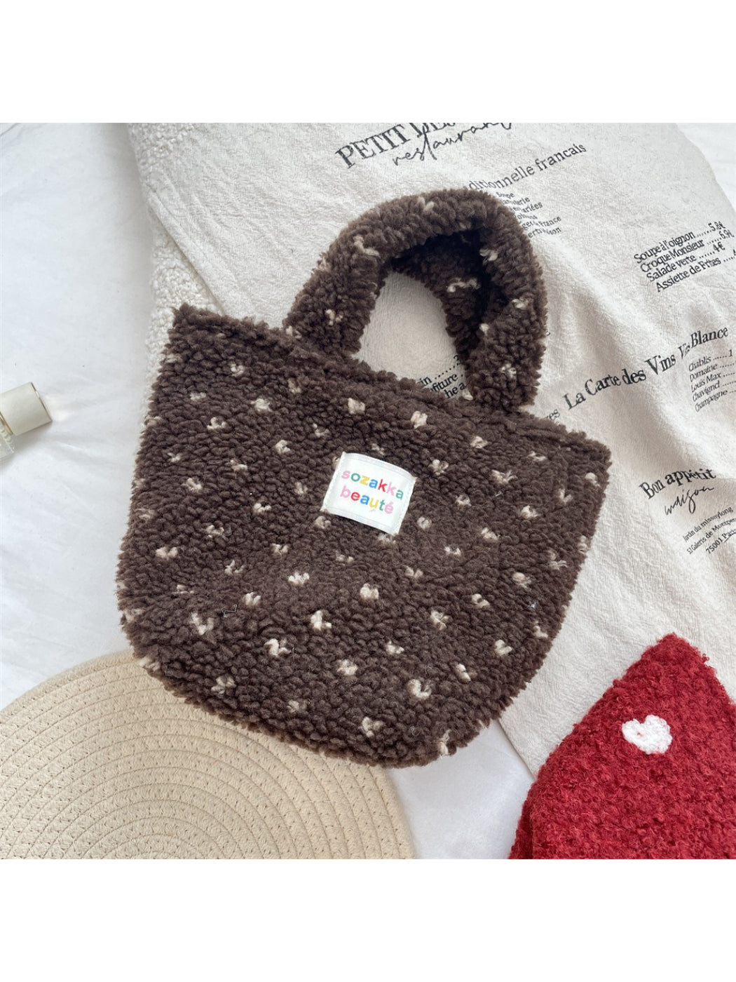 Cosbai - Mini Soft Textured Tote Bag