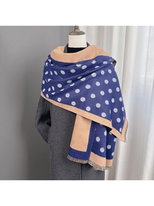 Scarvii - Soft Reversible Polka Dot Scarf