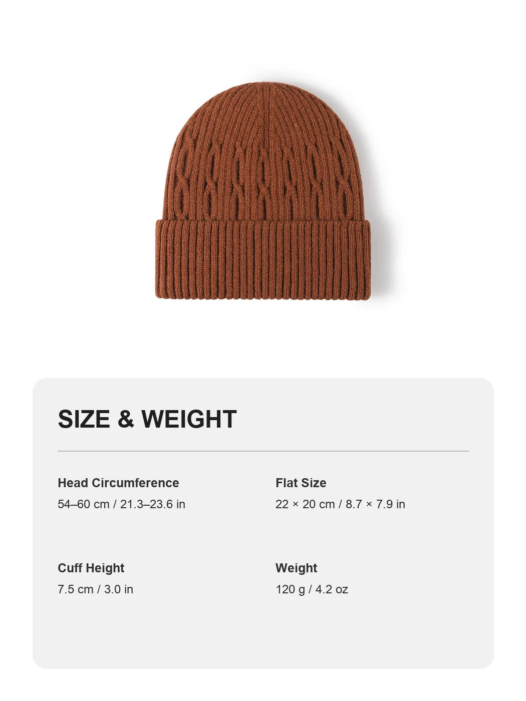 Haila - Fleece-Lined Cable-Knit Cuffed Beanie
