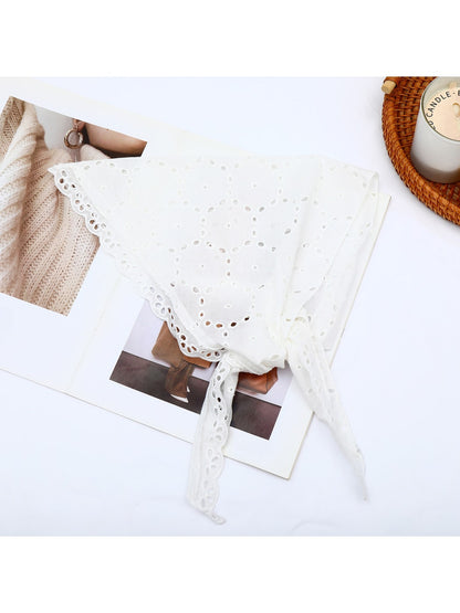 Scarvii - Casual Hollow Out Triangle Bandana