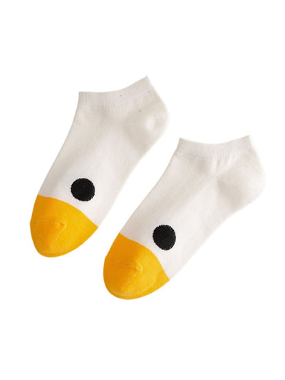 Rufia - Cute Cartoon Duck Pattern Socks – Playful & Cozy
