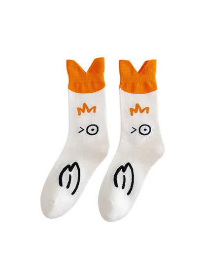 Rufia - Cute Cartoon Duck Pattern Socks – Playful & Cozy