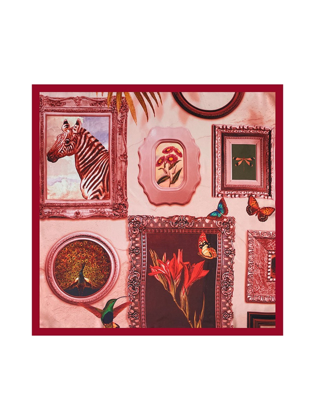 Scarvii - Framed Botanical Print Scarf