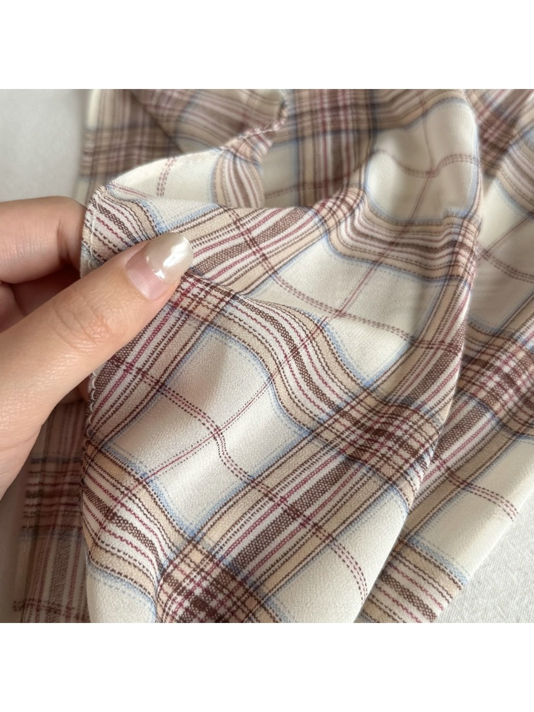 Scarvii - Simple Plaid Pattern Fashion Scarf