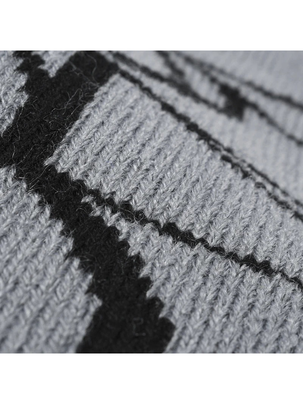 Haila - Spiderweb Graphic Brimless Knit Beanie