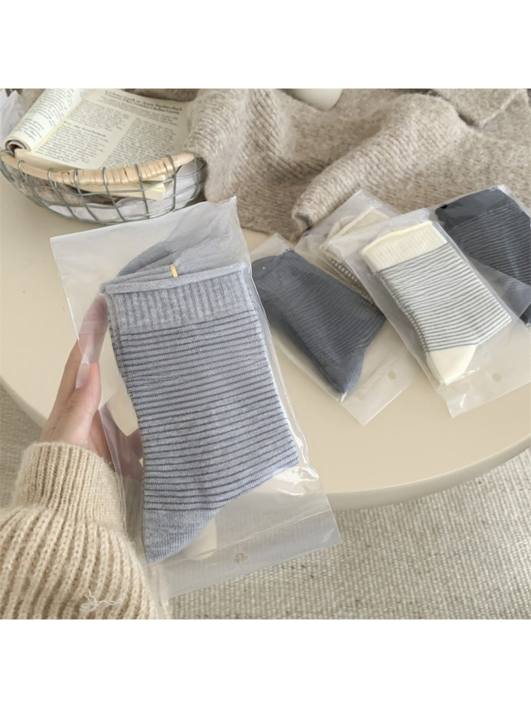 Rufia - Soft Colour Block Character Crew Socks product image 1