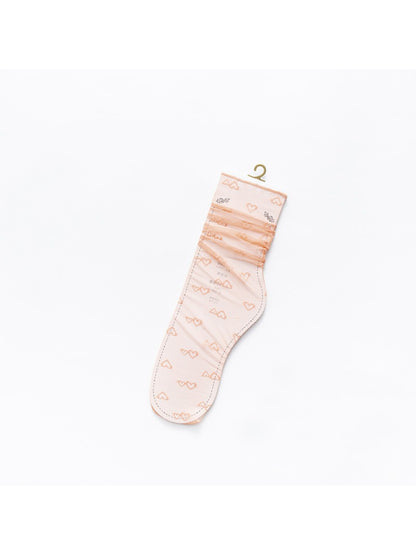 Rufia - Lightweight Sheer Heart Crew Socks product image 8