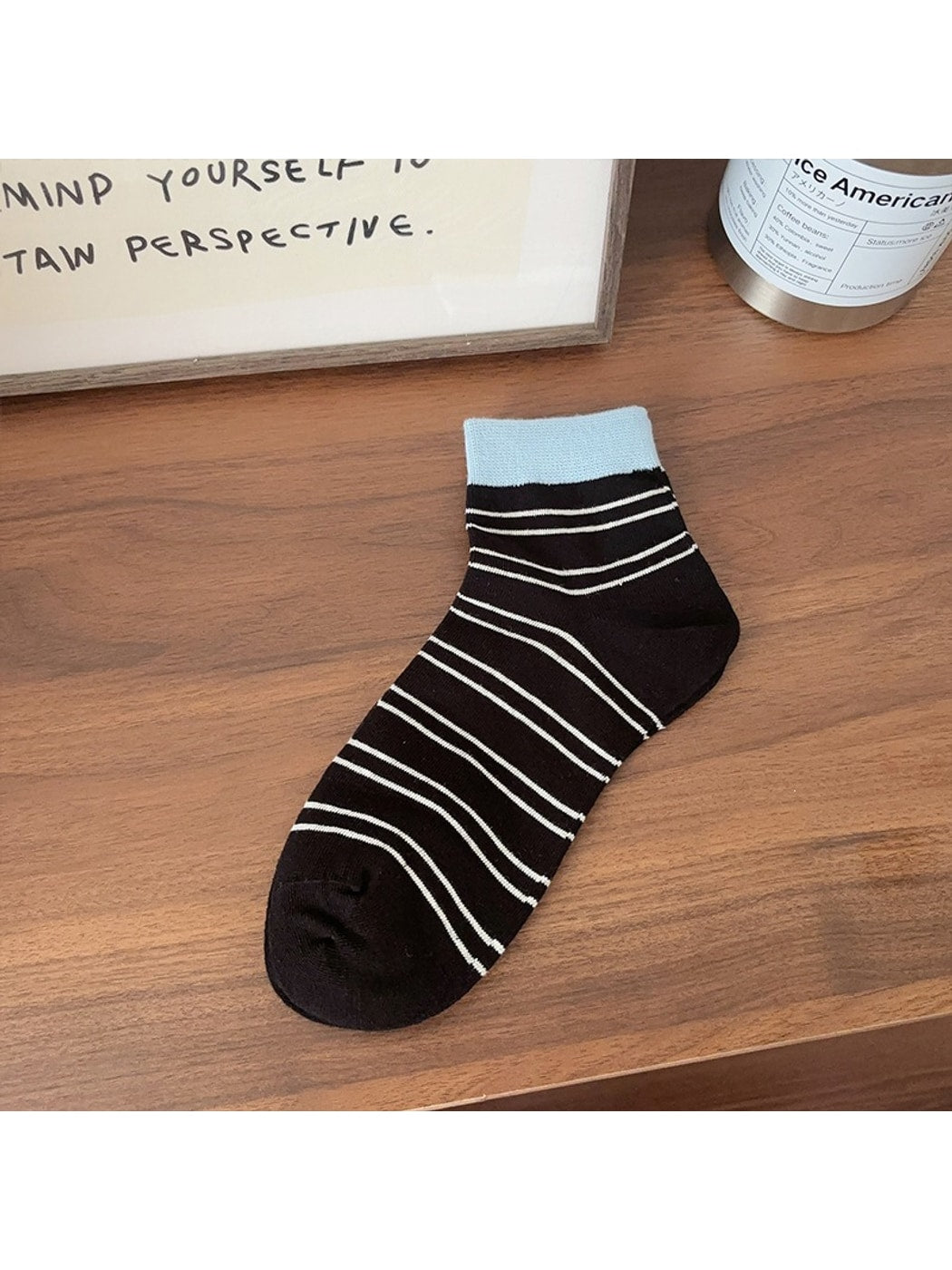 Rufia - Classic Striped Casual Ankle Socks