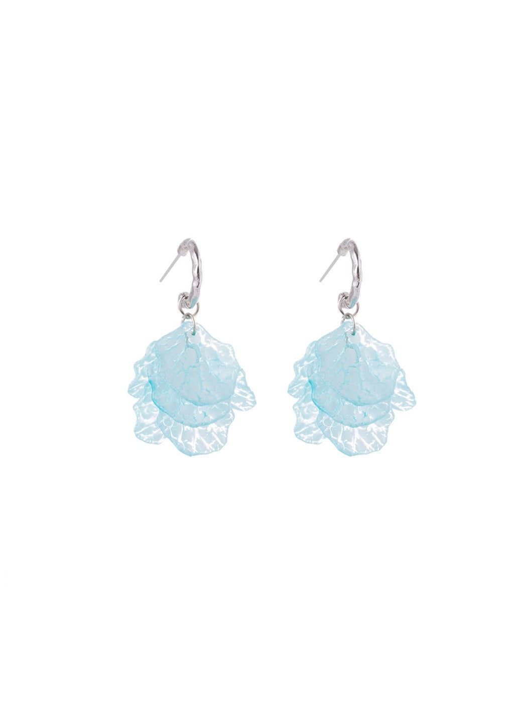 Earwish - Summer Fresh Petal Drop Earrings - Dainty & Elegant