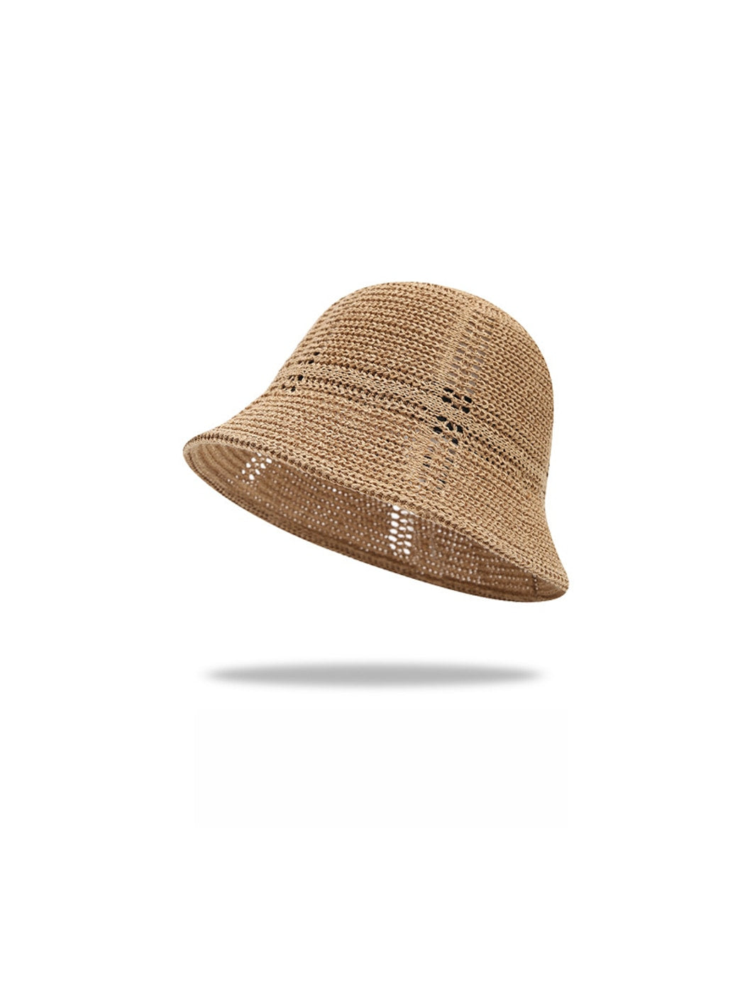 Haila - Round Crown Solid Color Women's Bucket Hat