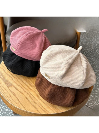 Haila - Minimal Soft Textured Classic Beret