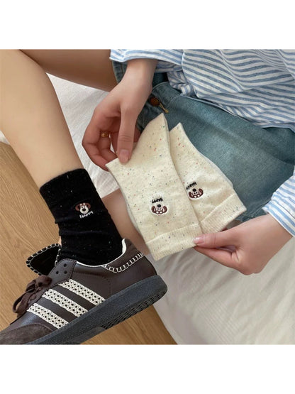 Rufia - Happy Bear Pattern Socks product image 2