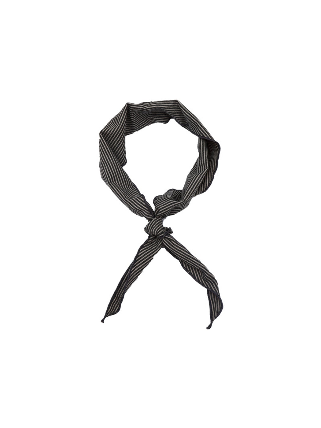 Scarvii - Retro Stripe Print Triangle Bandana