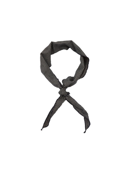 Scarvii - Retro Stripe Print Triangle Bandana