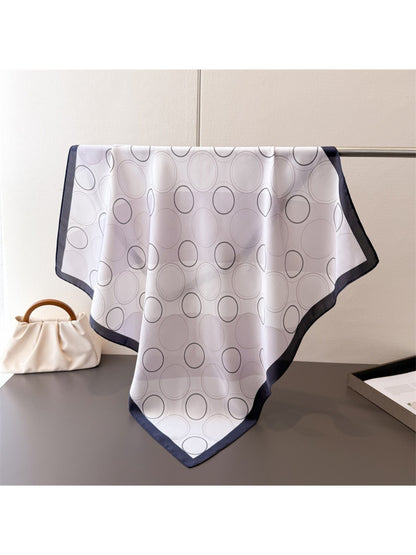 Scarvii - Bubble Ring Pattern Square Scarf