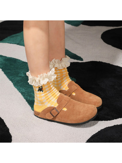 Rufia - Artist Illustration Colorful Crew Socks