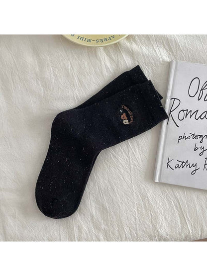 Rufia - Speckled Ribbed Crew Socks product image 5