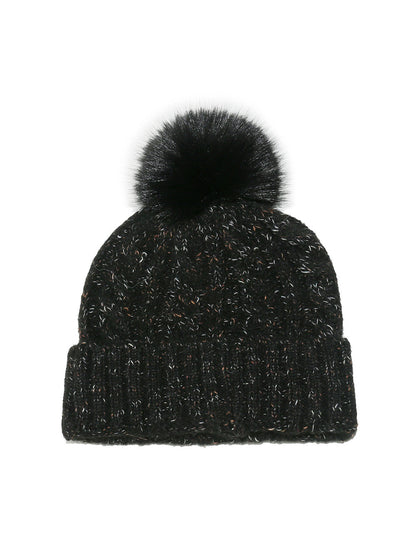 Haila Chunky Knit Pom Pom Beanie