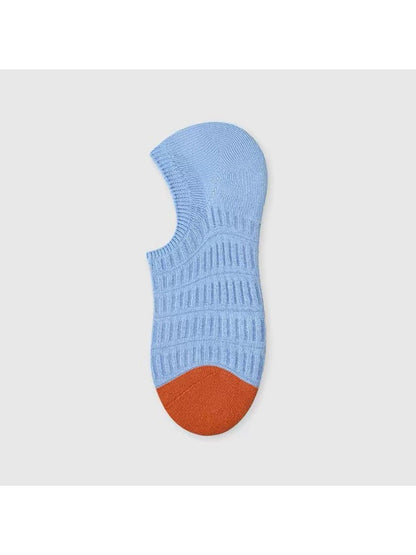 Rufia - Striped Colorblock Candy-colored Low Ankle Socks
