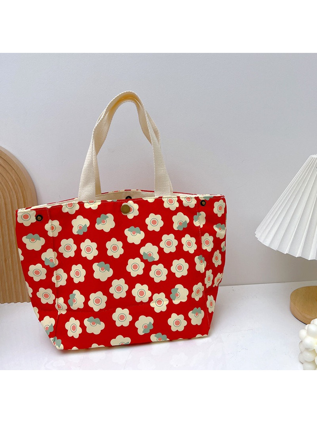 Cosbai Floral Lunch Tote Bag – Everyday Carry for Work & School