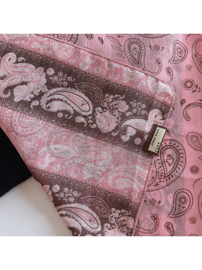 Scarvii - Vintage Paisley Accent Scarf