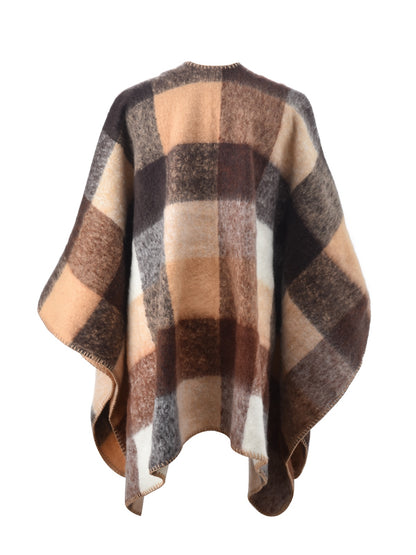 Scarvii – Oversized Checkered Wrap Shawl