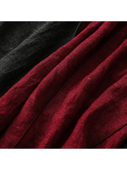 Scarvii - Contrast Panel Soft Drape Everyday Scarf