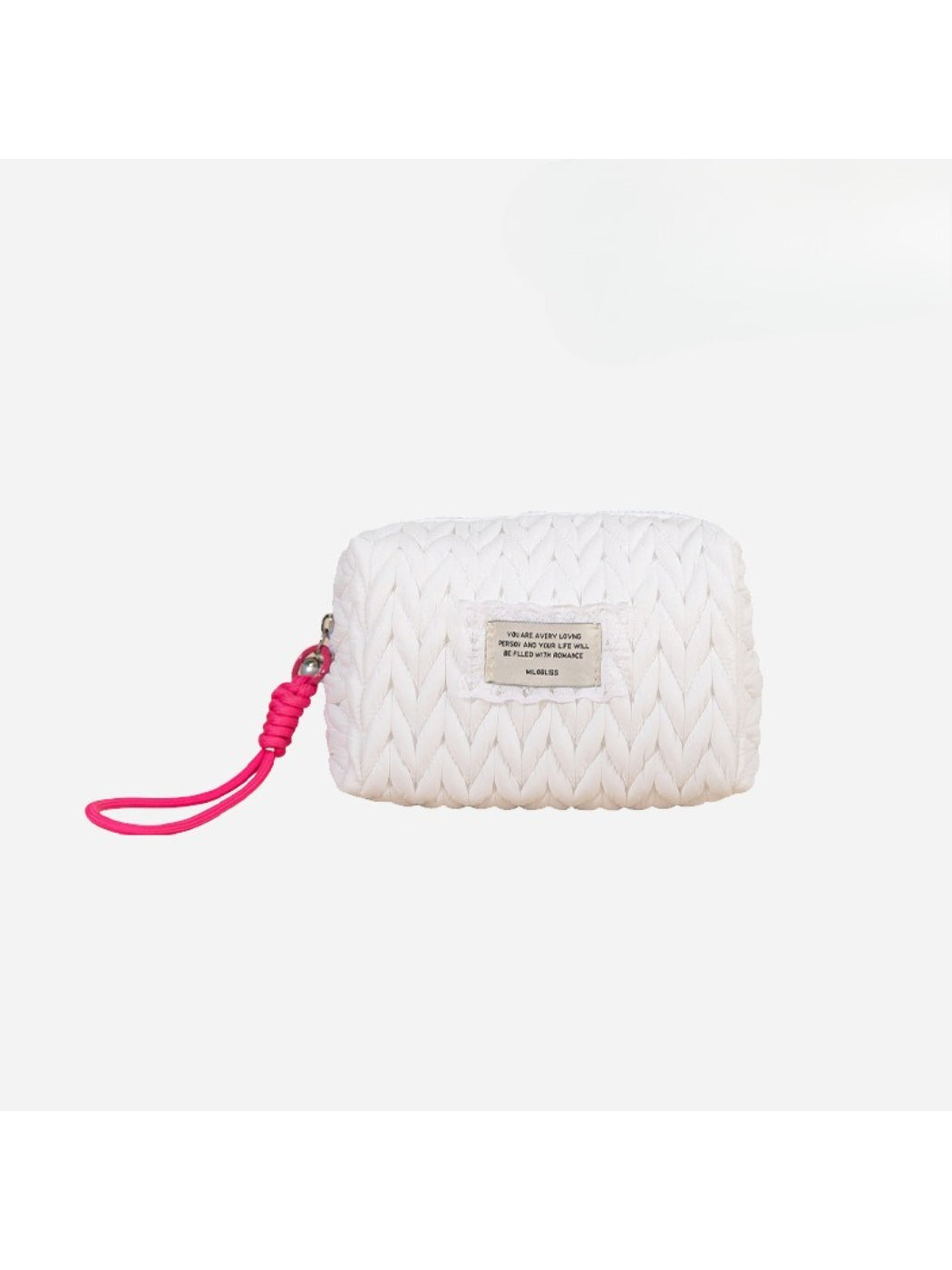 Cosbai - Metallic Quilted Puffer Makeup Bag detail view 3