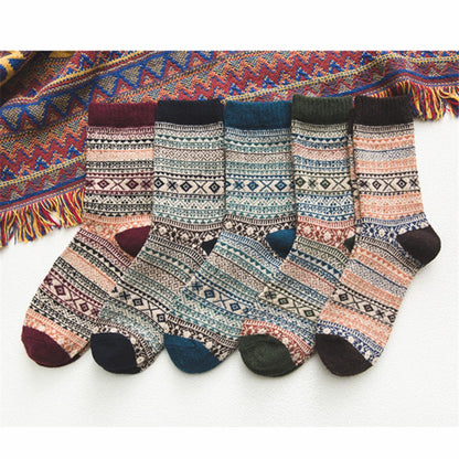 Rufia - 5 Pairs Unisex Bohemian Socks product image 12