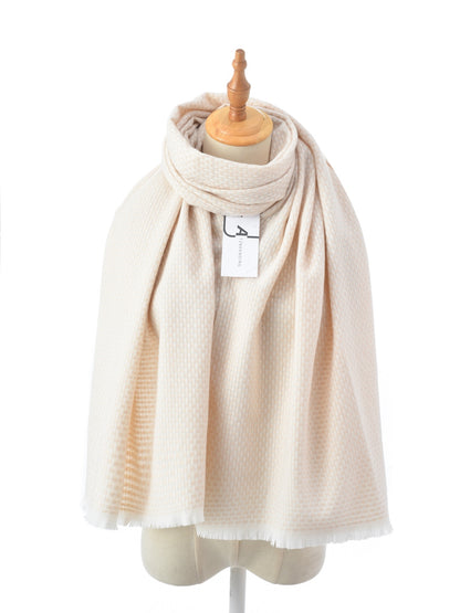 Scarvii – Woven Check Texture Scarf