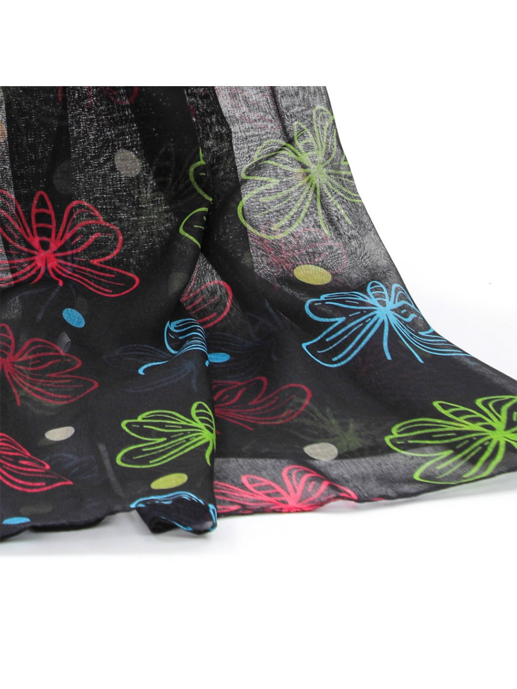 Scarvii - Butterfly Print Lightweight Scarf