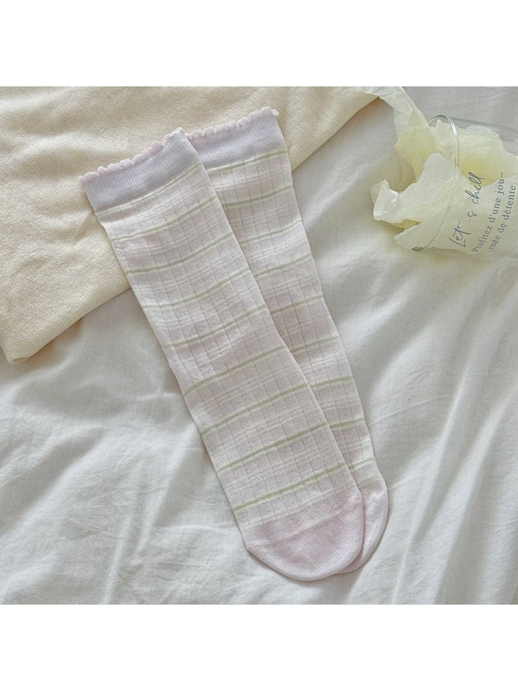 Rufia - Fresh Style Decoration Fashion Crew Socks