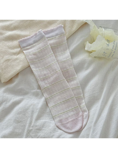 Rufia - Fresh Style Decoration Fashion Crew Socks