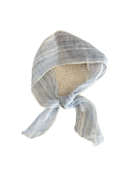 Scarvii - Plaid Sheer Skinny Scarf