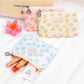 Close-up of Cosbai floral coin purse showing detailed flower design and zipper